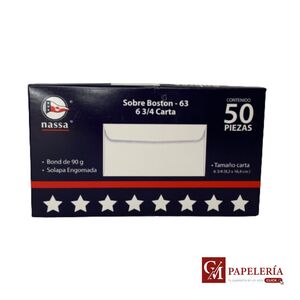 SOBRE BLANCO ULTRA T/CARTA SIN VENTANA